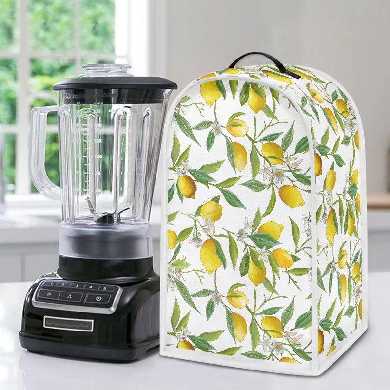 Oamsistay Lemon Print Blender Covers Kitchen Appliance Cover Blender Appliance