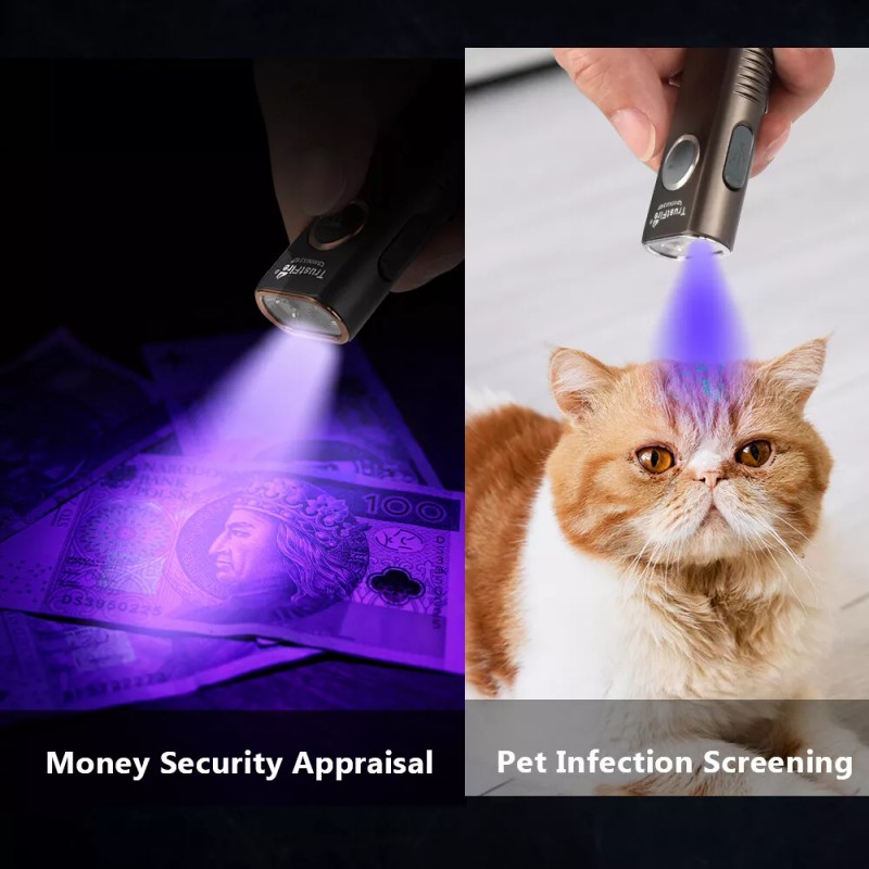 TrustFire X3 Green Laser & 365nm UV light Flashlight 1050Lumen