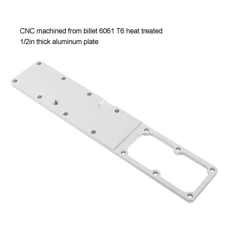 Intake Manifold Plenum Grid Heater Delete Plate Billet Aluminum Replacement