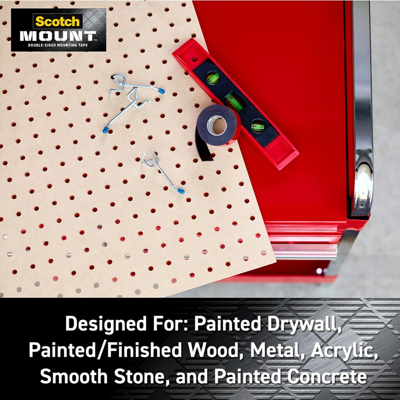 Scotch Extreme Mounting Strips, Double-Sided Heavy Duty Tape, 8 Strips,