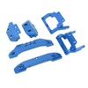 RC 1/18 Bumper Replacement Aluminum Alloy RC Front Rear Bumpers