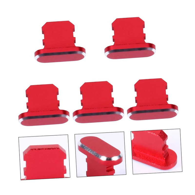 Tofficu 1 Set Charging Port Dust Plugs Stoppers USB Dust