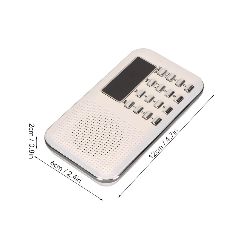 Mini Plug in Speaker Outdoor Portable HIFI Radio Speaker Small