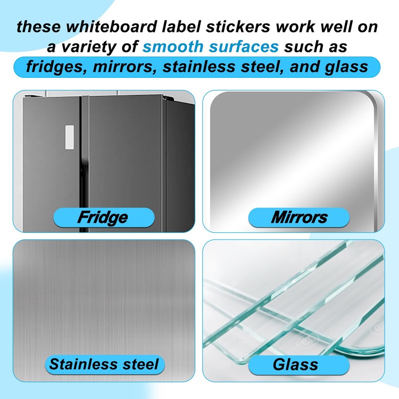 SBYURE 12 Pack Dry Erase Sticky Notes 3x5 inch Reusable