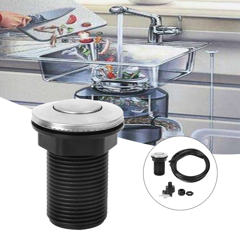Air Activated Push Switch Button for Garbage Disposal Bathtub Air