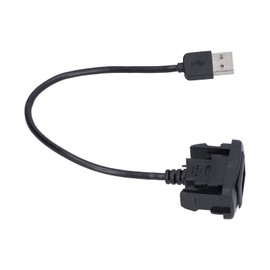 Fydun Adaptador USB para salpicadero, salida de puerto USB para coche, adaptador de carga flexible para salpicadero, montaje empotrado