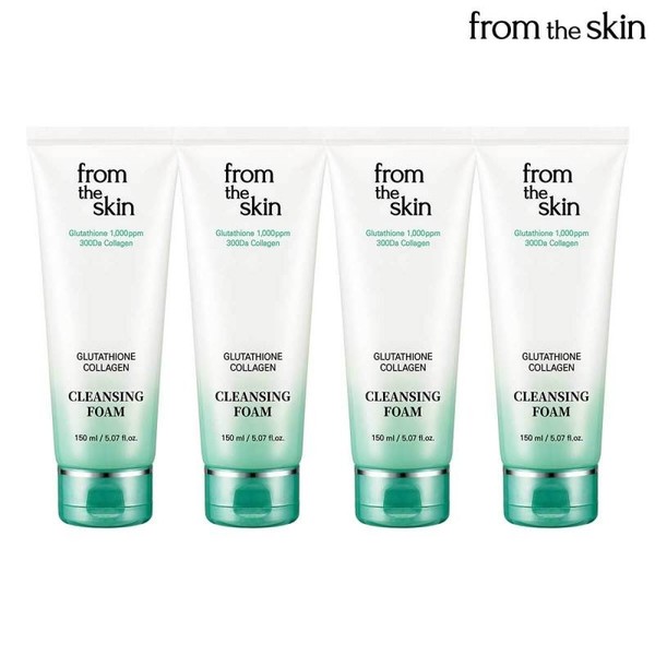 From the Skin Glutathione Collagen Cleansing Foam 150ml x 4/