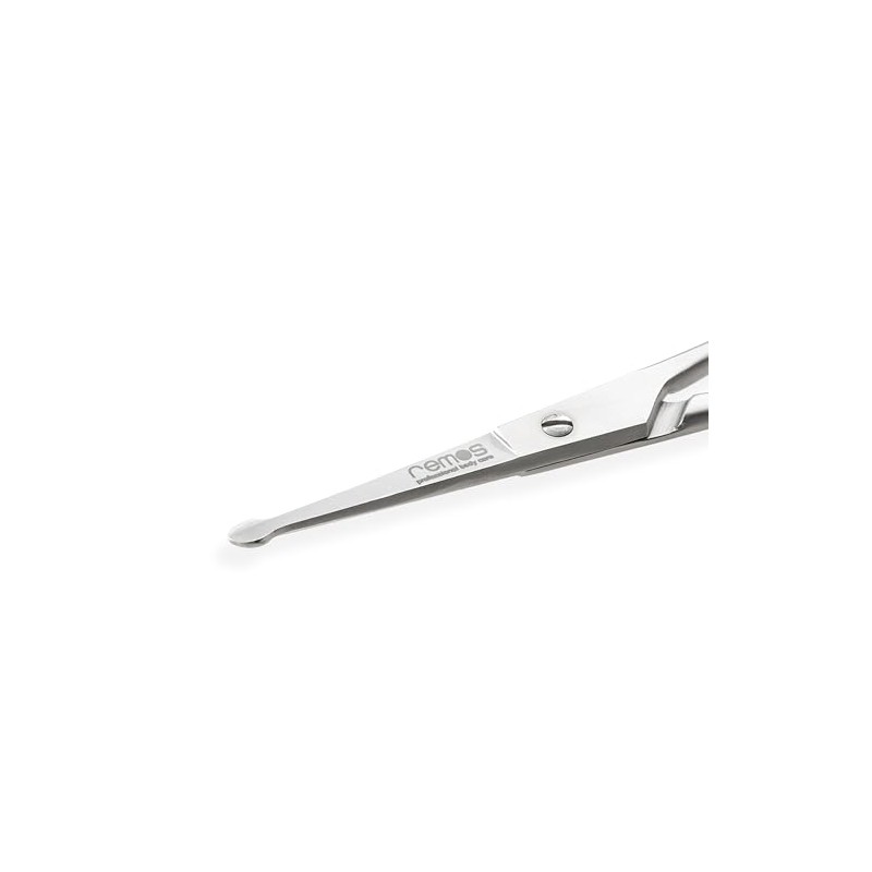 REMOS Nose Hair Scissors with Round Tips - Made of