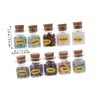 iplusmile Educational Stone Specimen Flask Collection 10pc Crystal Gemstone Wishing