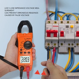 Digital Clamp Meter AC DC Current Voltage Frequency Resistance Meter High Accuracy Multimeter