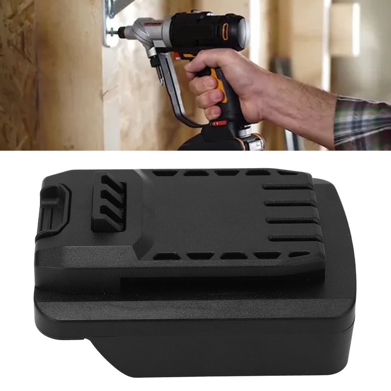 Power Tool Battery Converter Slick Exterior Lithium Battery Adapter for