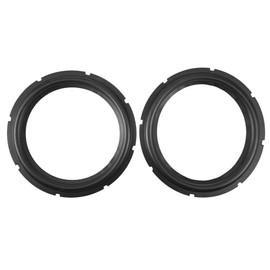 10inch Speaker Surround Repair Rubber Woofer Edge Repair Parts Perforated Rubber Edge Surround Speaker Repair Parts Replacement(2PCS)