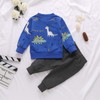 Geagodelia Baby Boy Clothes Outfits Fall Winter Dinosaur Print Tracksuit