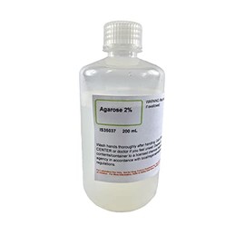 Prepared Agarose 2%, 200mL - Reagent Grade - Melt & Pour into Casting Tray - The Curated Chemical Collection by Innovating Science