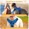 Heavy-Duty Tactical Dog Harness for Large Dogs, No Pull Adjustable