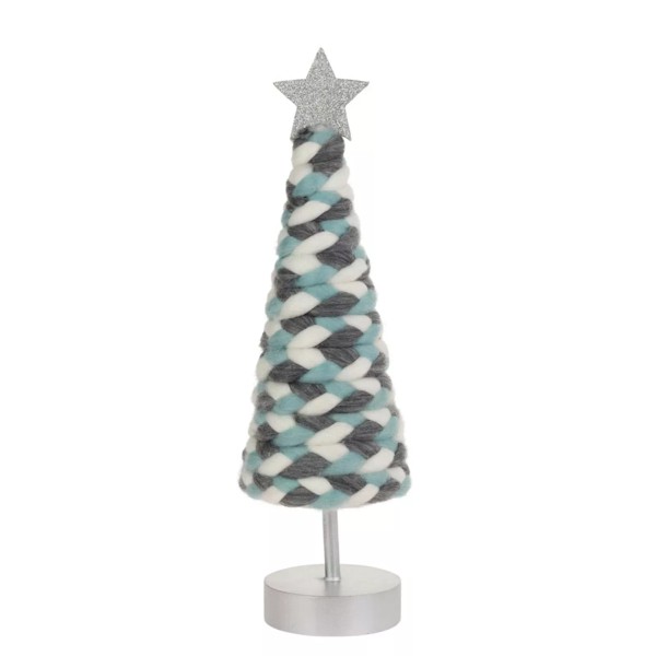 Boston International - Small Cone Christmas Tree - Blue &