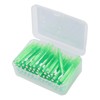 60Pcs Interdental Brush Practical Slim Braces Cleaner with PP Handle