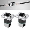 Conector de enchufes impermeables de interfaz RJ45, 2 conectores en
