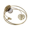 Crystal Ball Holder Decor Iron Bird Leaf Decoration Tabletop Decor
