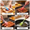 5 Pack 8.18in MultiColor Heat Resistant Basting Brush, Silicone Cooking