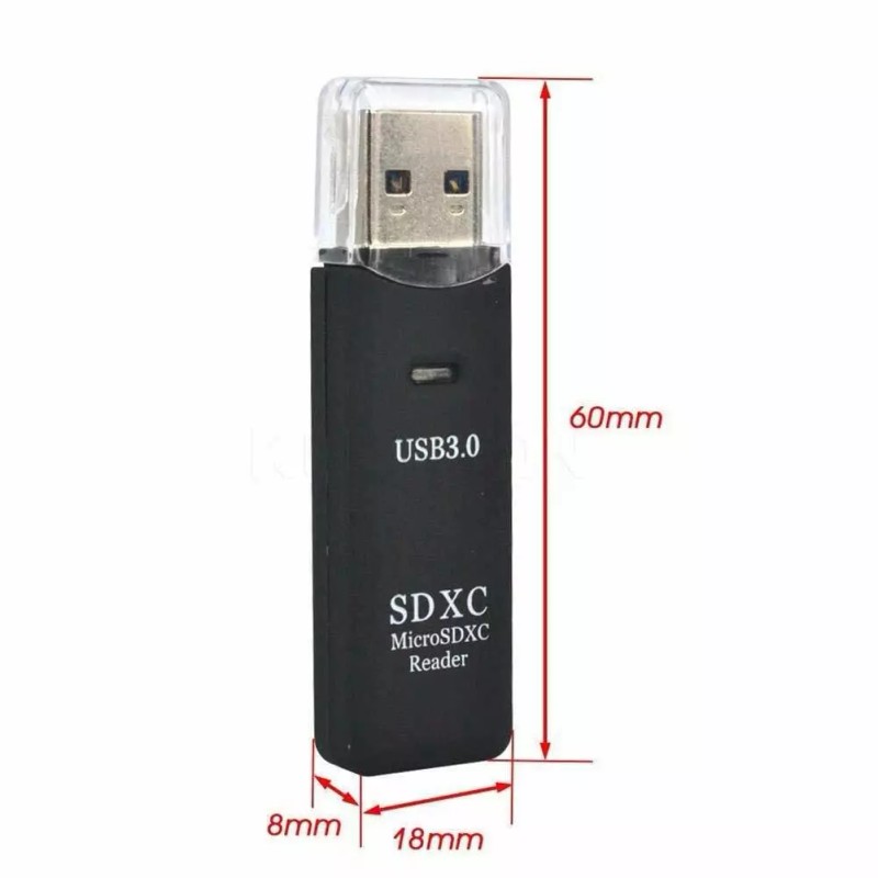 Unbranded/Generic USB3.0 HighSpeed Memory Card Reader Adapter for Micro SD