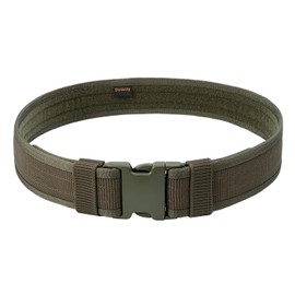 Dotacty Security EMS EMT Firefighters Work Belt 2" Wide Camping Hiking Utility Tool Belt Airsoft Paintball Gear Holster Belt (Green(2 Inch Width), Medium)