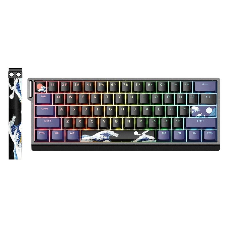 XVX H61 Kanagawa CNC Aluminum 61% Mechanical Keyboard Wired only
