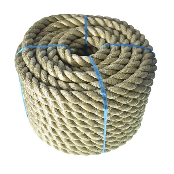 1 Inch x 100 FT Twisted Rope Three Strand Synthetic