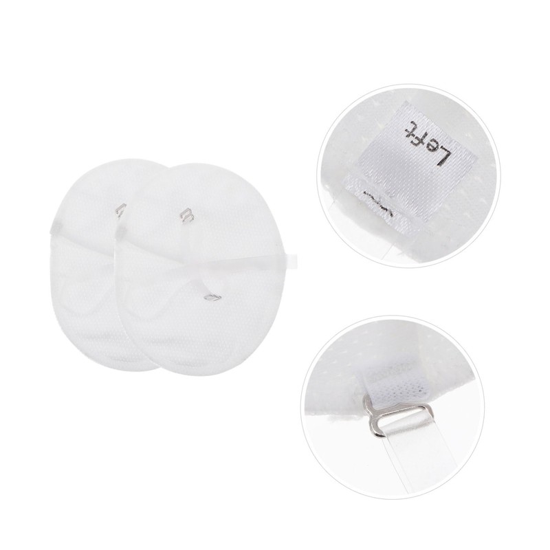 FOMIYES Washable Underarm Sweat Absorbing Pads Cotton Armpit Shields with