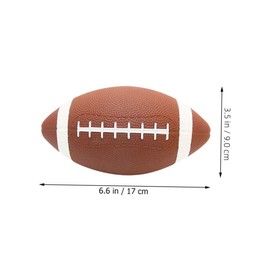 HEMOTON 2 Pieces Rugby Ball Football Ball Training Rugby Ball Indoor Outdoor Football Training Balls School Football Small Football Rugby Exercise Rugby PVC