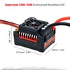 120A RC Sensorless Brushless ESC Replacement Waterproof Dustproof ESC Car