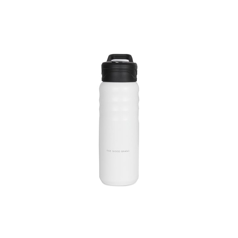 The Good Brand 709ml Large Insulated Drink Bottle - White