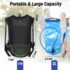 2Pack Hydration Backpack for Hiking with 2L Hydration Bladder -