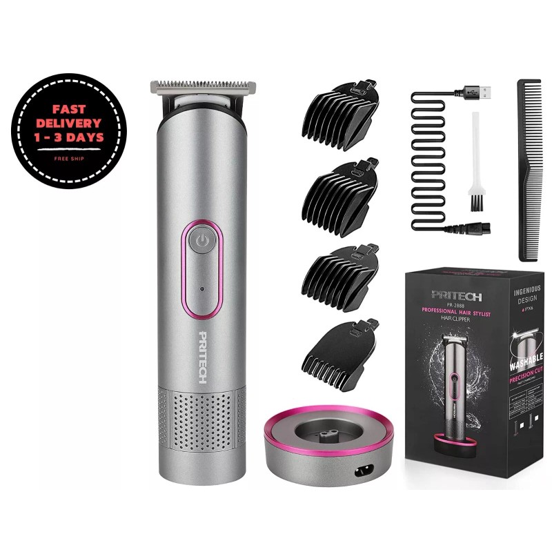 PRITECHS Recortadora de cabello para mujer, recortadora de bikini impermeable,