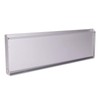SKANDH Aluminium Silver 10" X 3" Inch Flap Letter Plate