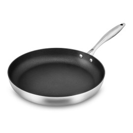 Scanpan CX+ 12.5" Fry Pan - Stratanium Plus Nonstick - 5-ply Stainless Steel
