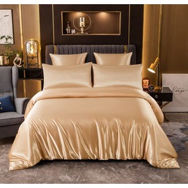 Lanqinglv Set of 2 Satin Pillow Case Covers, 40 x 80 cm, Dark Green, Jacquard, Floral Pattern