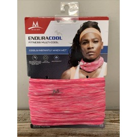 Mission 2 Mission Enduracool Fitness Multi-Cooling Neck Gaiter Face Cover Hot Pink NEW!