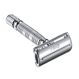 FRCOLOR Beard Shaving Razor Men Double Sided Safety Razor Manual Shaver Non-slip Handle Perfect Present for Men