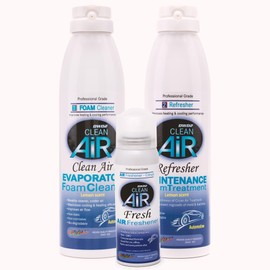 DWD2 Clean Air 3-pack Bundle Facilitates Foaming Ac Coil Cleaner, Condenser Coil Cleaner, Car Ac Cleaner Spray, Evaporator Coil Cleaner And Air Conditioner Spray To Refresh & Maintain Your Air System