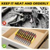 PURATEN Plier Organizer Rack for Toolboxes Drawer, 10-Slot Pliers Cutters