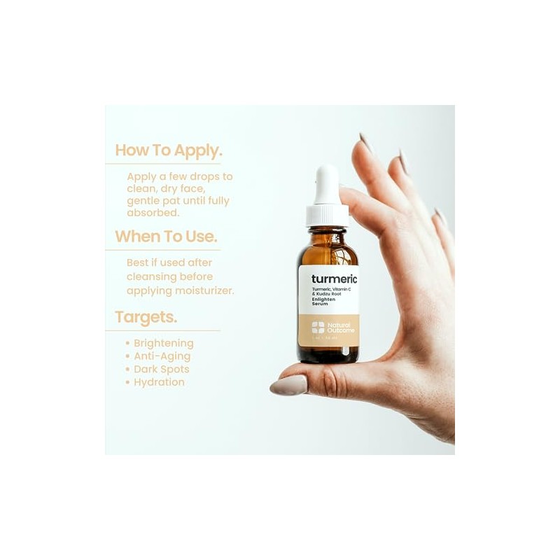 Natural Outcome Turmeric Face Serum - 30 ml