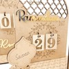 Wooden Eid Ramadan Countdown Calendar Ornament DIY Wood Crafts Party