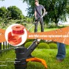 6 Thread Spools, 2 Spool Covers Compatible with Worx Grass
