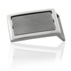 FREDERIC HERMANO Belt Buckle 35 mm Metal Silver Anthracite -