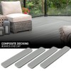 CHEDA 4 PCS Composite Decking Boards End Cap 5.5" Light