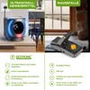 ISOTRONIC Mäuseabwehr/Rattenabwehr mit Ultraschall, Schädlingsvertreiber elektronisch für Haus, Keller, Garten,