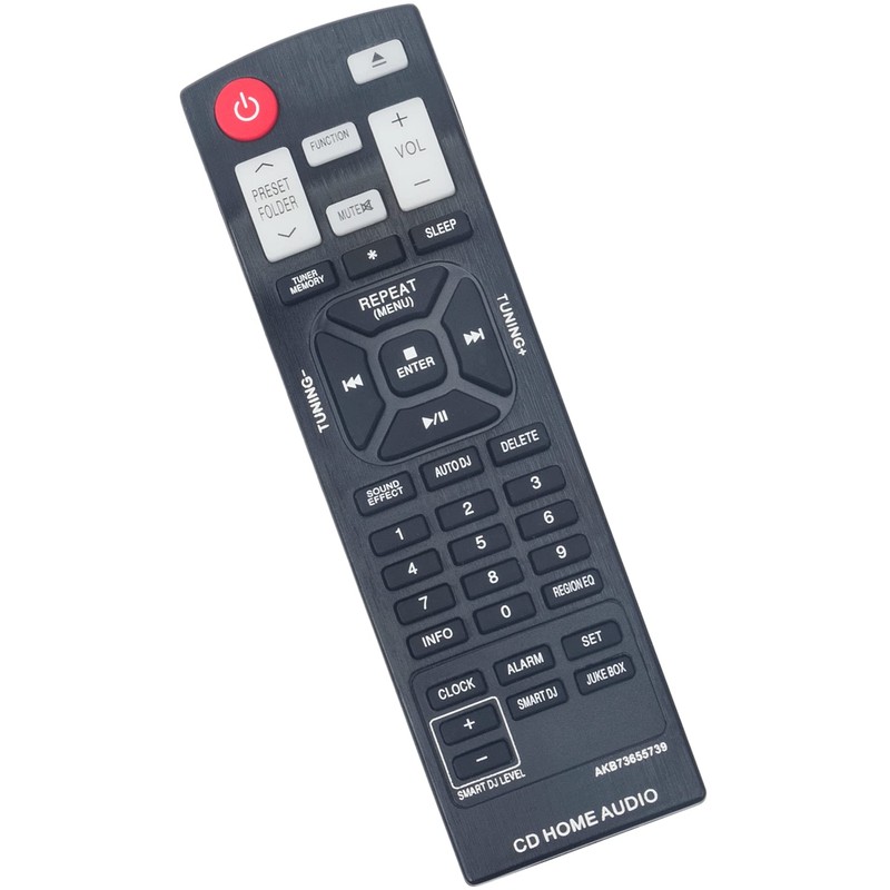 AKB73655739 Replace Remote Control for LG Mini HI-FI System M9540