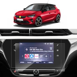 SKTU Pack of 2 Screen Protectors Compatible with Opel Corsa F 2020-2023 Navigation Screen Protector PET Screen Protector 7 Inch