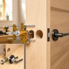 Wooden Door Lock Mortising Jig for Installation – Adjustable Hole